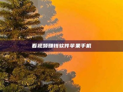 贵州看视频赚钱软件苹果手机